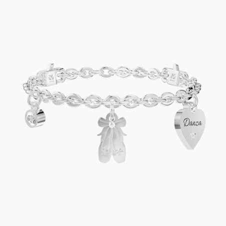 BRACCIALE CIONDOLO SCARPETTE BALLERINA SENSUALITÀ DONNA KIDULT 