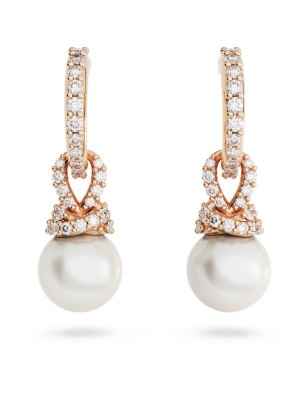 ORECCHINI PENDENTI ORIGINALLY PERLA  SWAROVSKI