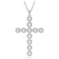COLLANA INSIGNE PENDENTE CROCE BIANCA DONNA SWAROVSKI COLLANA INSIGNE PENDENTE CROCE BIANCA DONNA SWAROVSKI