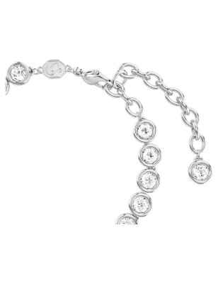 BRACCIALE IMBER TENNIS TAGLIO TONDO BIANCO MIS.M SWAROVSKI