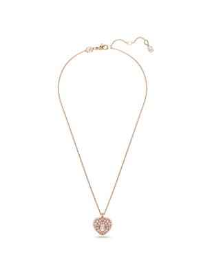 COLLANA HYPERBOLA CUORE ROSE DONNA SWAROVSKI 