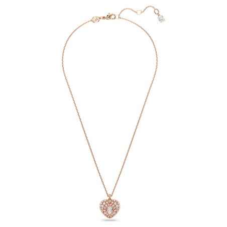 COLLANA HYPERBOLA CUORE ROSE DONNA SWAROVSKI 