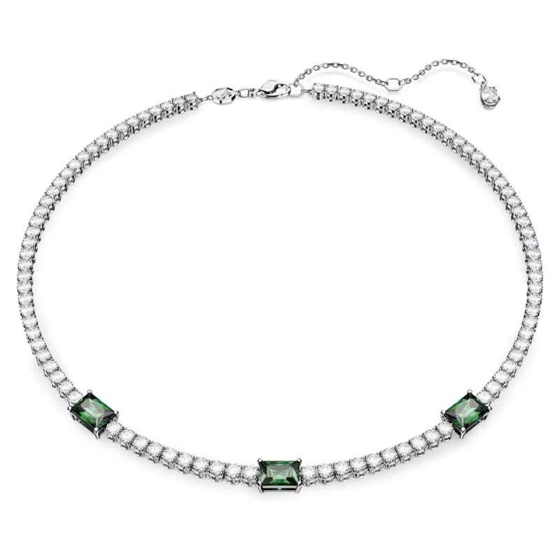 COLLANA MATRIX TENNIS TAGLIO MISTO VERDE DONNA SWAROVSKI COLLANA MATRIX TENNIS TAGLIO MISTO VERDE DONNA SWAROVSKI