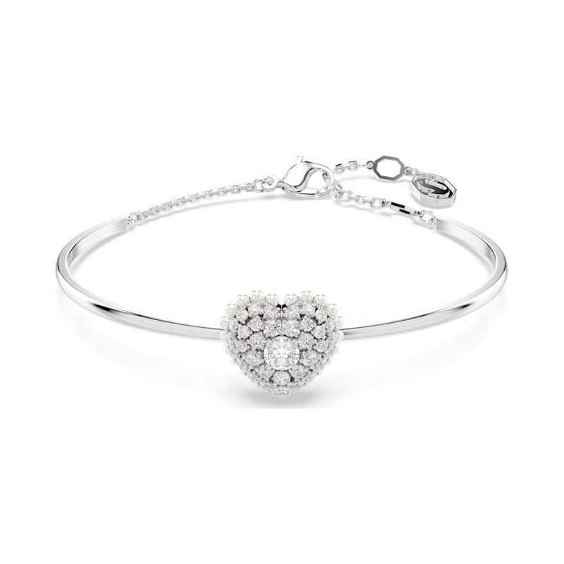 BRACCIALE RIGIDO HYPERBOLA CUORE BIANCO SWAROVSKI BRACCIALE RIGIDO HYPERBOLA CUORE BIANCO SWAROVSKI