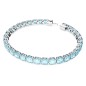 BRACCIALE TENNIS TAGLIO TONDO BLU M DONNA SWAROVSKI BRACCIALE TENNIS TAGLIO TONDO BLU M DONNA SWAROVSKI