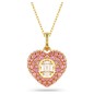 COLLANA HYPERBOLA CUORE ROSA CRYSTAL PEARL SWAROVSKI COLLANA HYPERBOLA CUORE ROSA CRYSTAL PEARL SWAROVSKI
