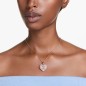 COLLANA HYPERBOLA CUORE ROSA CRYSTAL PEARL SWAROVSKI COLLANA HYPERBOLA CUORE ROSA CRYSTAL PEARL SWAROVSKI