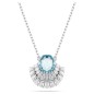 COLLANA IDYLLIA PENDENTE CONCHIGLIA BLU SWAROVSKI COLLANA IDYLLIA PENDENTE CONCHIGLIA BLU SWAROVSKI