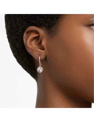 ORECCHINI PENDENTI TAGLIO TONDO PAVE' DONNA SWAROVSKI  5638769 SWAROVSKI