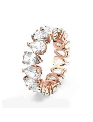 ANELLO VITTORE PLACCATO ORO ROSA MIS.55 DONNA SWAROVSKI 