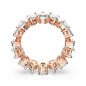 ANELLO VITTORE PLACCATO ORO ROSA MIS.55 DONNA SWAROVSKI ANELLO VITTORE PLACCATO ORO ROSA MIS.55 DONNA SWAROVSKI