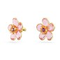 ORECCHINI A LOBO FLORERE FIORE ROSA DONNA SWAROVSKI ORECCHINI A LOBO FLORERE FIORE ROSA DONNA SWAROVSKI
