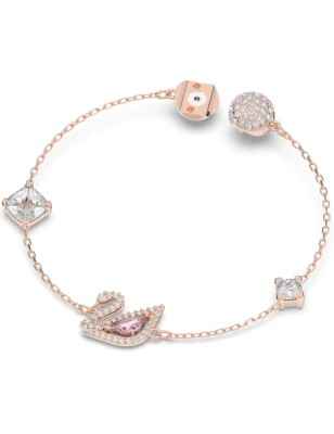 BRACCIALE CIGNO ROSA DAZZLING SWAN SWAROVSKI