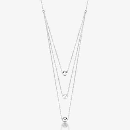 COLLANA MULTIFILO ACCIAO PERLA DONNA BROSWAY PERFECT BPC07 BROSWAY