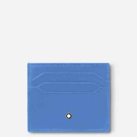 PORTA CARTE DI CREDITO DUSTY BLUE UOMO-DONNA MONTBLANC MEISTERSTUCK 198326 MONTBLANC
