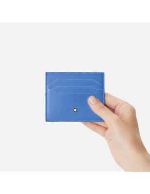 PORTA CARTE DI CREDITO DUSTY BLUE UOMO-DONNA MONTBLANC MEISTERSTUCK