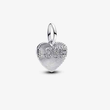 CHARM PENDENTE CUORE LOVE DONNA PANDORA MOMENTS 793604C01 PANDORA