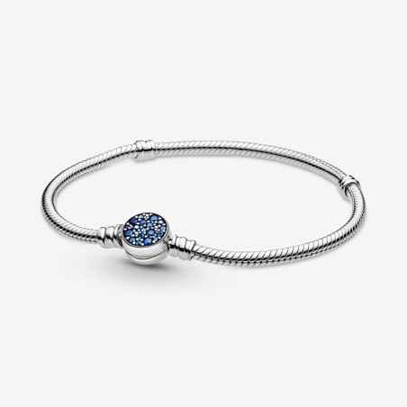 BRACCIALE CHIUSURA PIETRE BLU M20 DONNA PANDORA MOMENTS 599288C01-20 PANDORA