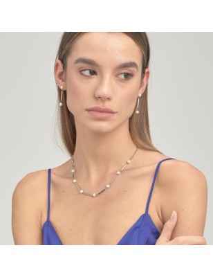 GIROCOLLO IN ACCIAIO CON PERLE BROSWAY AFFINITY BFF160 BROSWAY