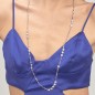 COLLANA LUNGA IN ACCIAIO E CRISTALLI DONNA BROSWAY 