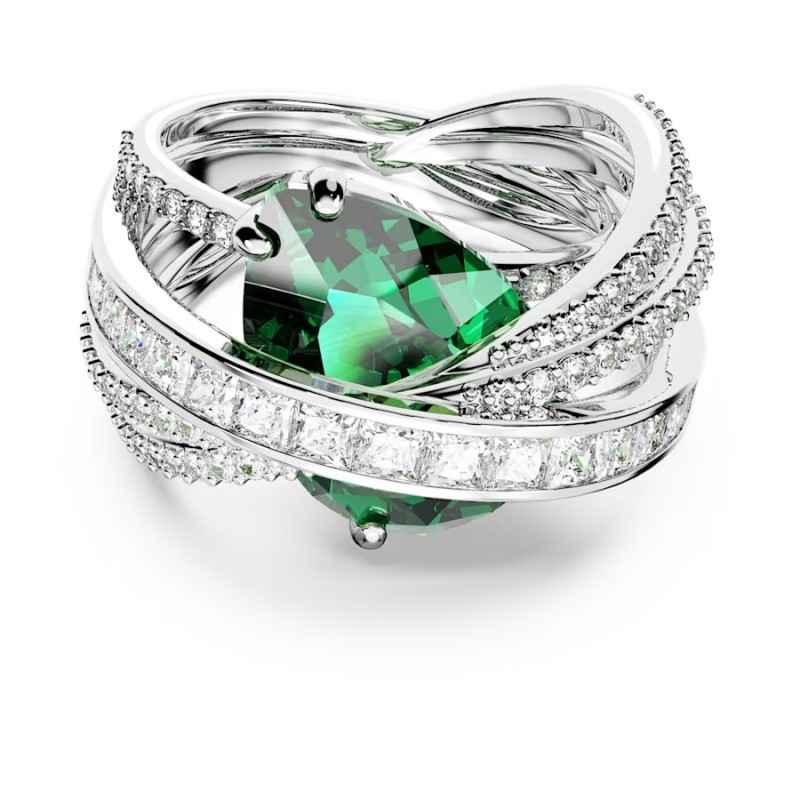 ANELLO HYPERBOLA QUATTRO FASCE VERDE MIS.55 SWAROVSKI ANELLO HYPERBOLA QUATTRO FASCE VERDE MIS.55 SWAROVSKI