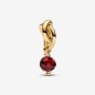 CHARM PENDENTE CERCHIO ETERNO ROSSO SCURO GENNAIO PANDORA CHARM PENDENTE CERCHIO ETERNO ROSSO SCURO GENNAIO PANDORA