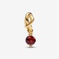 CHARM PENDENTE CERCHIO ETERNO ROSSO SCURO GENNAIO PANDORA CHARM PENDENTE CERCHIO ETERNO ROSSO SCURO GENNAIO PANDORA
