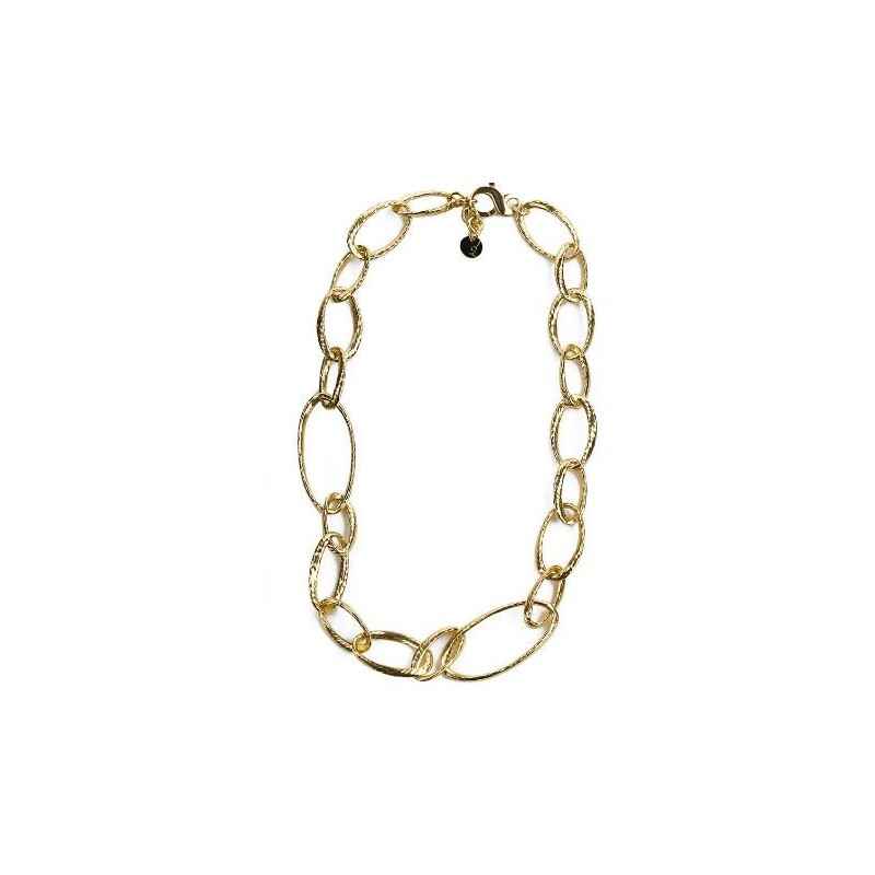 COLLANA CATENE CON ANELLI OVALI DONNA AQUAFORTE GLAMOUR