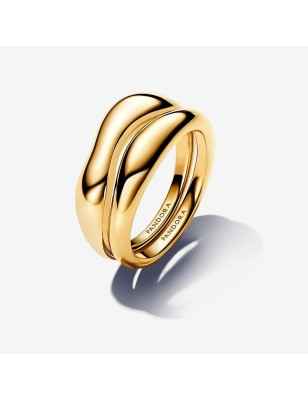 ANELLO LINEA SINUOSA DIVISIBILE COLOR ORO MIS.48 PANDORA 163264C00-48 PANDORA