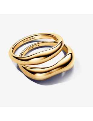 ANELLO LINEA SINUOSA DIVISIBILE COLOR ORO MIS.48 PANDORA 163264C00-48 PANDORA