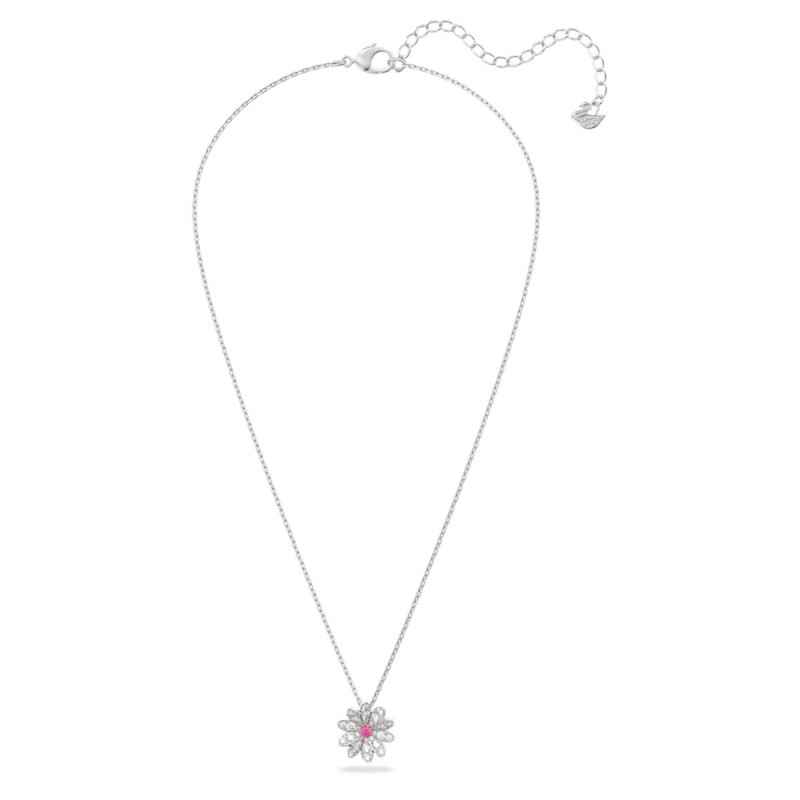 COLLANA ETERNAL FLOWER FIORE ROSA DONNA SWAROVSKI COLLANA ETERNAL FLOWER FIORE ROSA DONNA SWAROVSKI