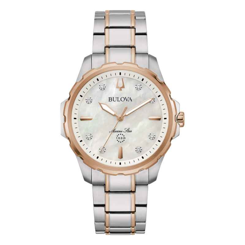 OROLOGIO LADY ACCIAIO BICOLORE DONNA BULOVA MARINE STAR OROLOGIO LADY ACCIAIO BICOLORE DONNA BULOVA MARINE STAR