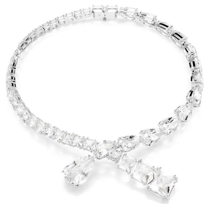 COLLANA TAGLIO MISTO RODIO MATRIX DONNA SWAROVSKI COLLANA TAGLIO MISTO RODIO MATRIX DONNA SWAROVSKI