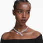 COLLANA TAGLIO MISTO RODIO MATRIX DONNA SWAROVSKI COLLANA TAGLIO MISTO RODIO MATRIX DONNA SWAROVSKI