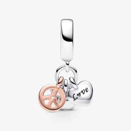 CHARM PENDENTE PACE, AMORE E LIBERTÀ DONNA PANDORA 