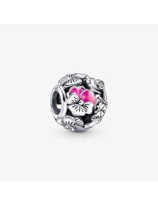 CHARM OPENWORK VIOLE DEL PENSIERO DONNA PANDORA 790759C01 PANDORA