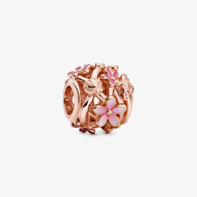 CHARM OPENWORK MARGHERITA ROSA DONNA PANDORA CHARM OPENWORK MARGHERITA ROSA DONNA PANDORA