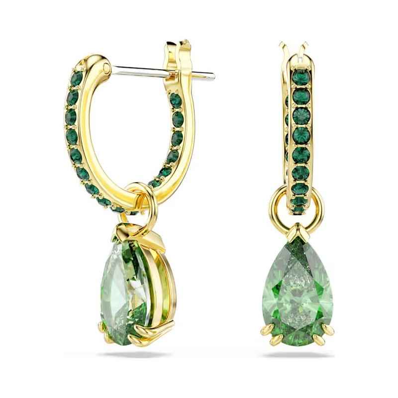 ORECCHINI PENDENTI ATTRACT VERDI DONNA SWAROVSKI ORECCHINI PENDENTI ATTRACT VERDI DONNA SWAROVSKI