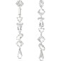 ORECCHINI PENDENTI LUNGHI MESMERA BIANCHI DONNA SWAROVSKI ORECCHINI PENDENTI LUNGHI MESMERA BIANCHI DONNA SWAROVSKI