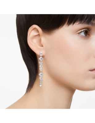 ORECCHINI PENDENTI LUNGHI MESMERA BIANCHI DONNA SWAROVSKI  5661687 SWAROVSKI