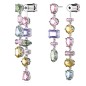 ORECCHINI PENDENTI GEMA LUNGHI MULTICOLORE DONNA SWAROVSKI ORECCHINI PENDENTI GEMA LUNGHI MULTICOLORE DONNA SWAROVSKI