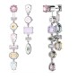 ORECCHINI PENDENTI GEMA LUNGHI MULTICOLORE DONNA SWAROVSKI ORECCHINI PENDENTI GEMA LUNGHI MULTICOLORE DONNA SWAROVSKI