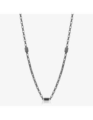 COLLANA ACCIAIO PVD RUTENIO LOGAN UOMO BROSWAY  BOA03 BROSWAY