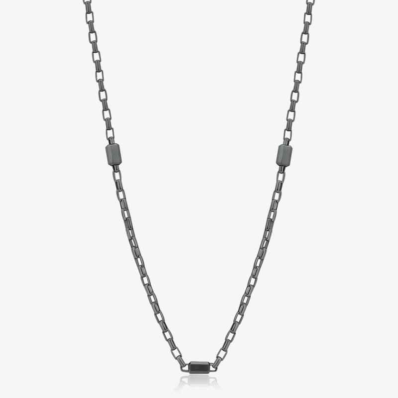 COLLANA ACCIAIO PVD RUTENIO LOGAN UOMO BROSWAY COLLANA ACCIAIO PVD RUTENIO LOGAN UOMO BROSWAY
