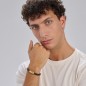 BRACCIALE PELLE MARRONE PVD ORO LOGAN UOMO BROSWAY BRACCIALE PELLE MARRONE PVD ORO LOGAN UOMO BROSWAY
