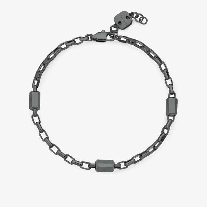 BRACCIALE CATENA ACCIAO PVD RUTENIO LOGAN UOMO BROSWAY BRACCIALE CATENA ACCIAO PVD RUTENIO LOGAN UOMO BROSWAY