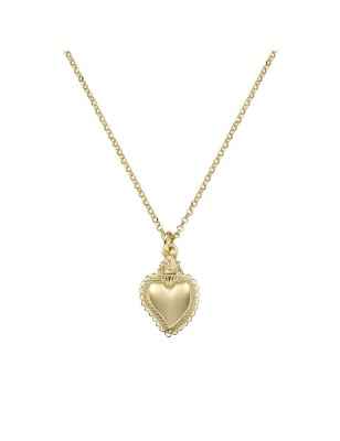 COLLANA CON MINI PENDENTE SACRO CUORE DORATO DONNA AMEN CLSCG3 AMEN