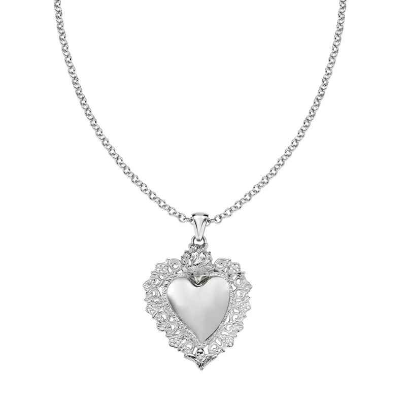 COLLANA CON PENDENTE SACRO CUORE DONNA AMEN COLLANA CON PENDENTE SACRO CUORE DONNA AMEN