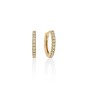 ORECCHINI CERCHIO DIAMANTI ORO GIALLO 10MM DONNA MILUNA I DIAMANTI ORECCHINI CERCHIO DIAMANTI ORO GIALLO 10MM DONNA MILUNA I DIAMANTI