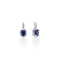 ORECCHINI PENDENTI ZAFFIRI BLU OVALI DIAMANTI DONNA MILUNA LE GEMME ORECCHINI PENDENTI ZAFFIRI BLU OVALI DIAMANTI DONNA MILUNA LE GEMME